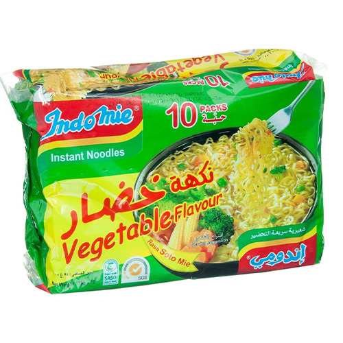 Indomie Noodles With Vegetable Flavor 10X77 Gm 