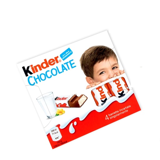 Kinder Chocolate 4 Bars 50Gm [Italy]