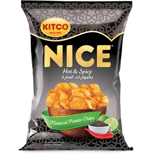 Kitco Nice Chips Hot & Spicy 26G 
