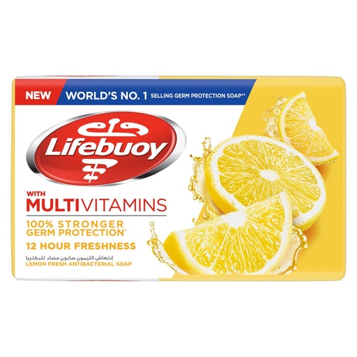 Lifebuoy ASF Lemon Fresh Anti-Bacterial Bar Soap 125 g 