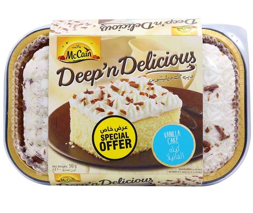 McCain Vanilla Cake, 510g 