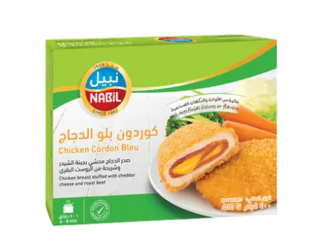 Nabil - Chicken Breast Breaded Cordon Bleu 400 Gm [Jordan]