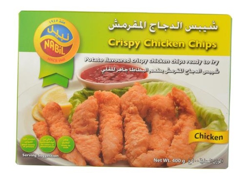 Nabil - Chicken Crispy Breaded Chips 400 Gm 