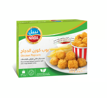 Nabil - Chicken Crispy Breaded Pop Corn 400 Gm [Jordan]