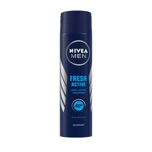 Nivea Deodorant Spray Fresh Active Men 150Ml 