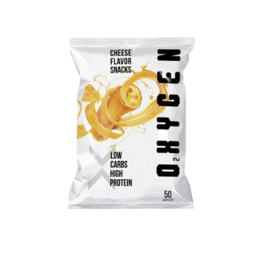 Oxygen Cheese Flavor Snack Low Carbs High Protein 50G 