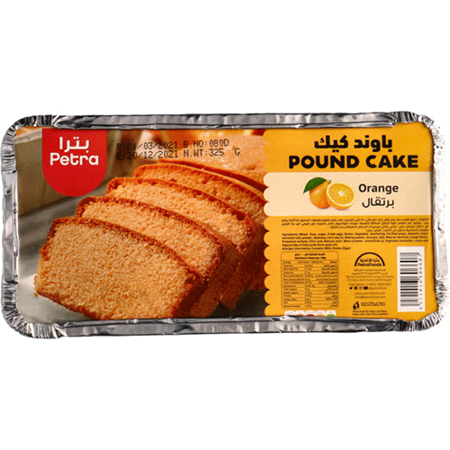 Petra Pound Cake Orange 325G [Kuwait]