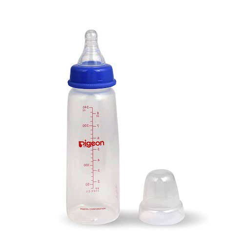 Pigeon Nursing Plastic Bottle Clear 240 Ml 