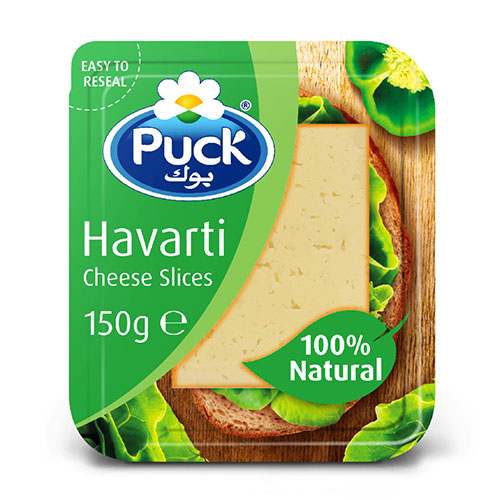 Puck 60+ Havarti Slices 150 G 