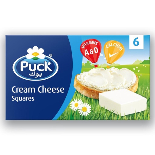 Puck Cream Cheese Squares 6 Pec 108 G 