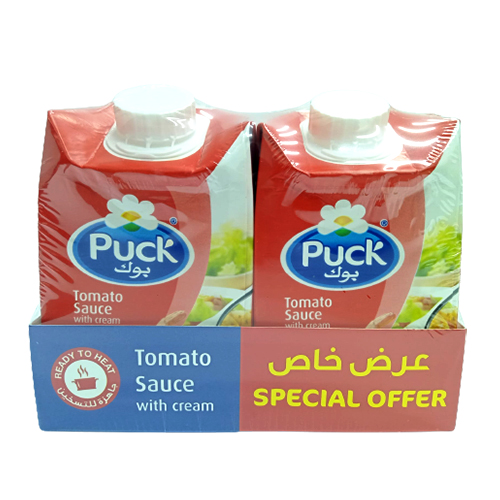 Puck Tomato Sauce With Cream 500X2 Ml 