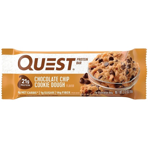 Quest Bar - Chocolate Chip Cookie Dough 60 G [United States]