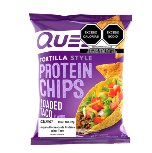 Quest Tortilla Chips Loaded Taco 32 G [United States]