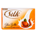 Silk Soap Bar with Moisturizing Milk Cream Velvety Peach Scent 125 gr 