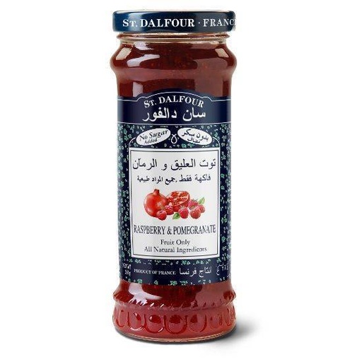 St. Dalfour Raspberry And Pomegranate Jam No Sugar 284 G [France]