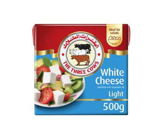 Three Cows White Cheese Low Fat 500 Gm 