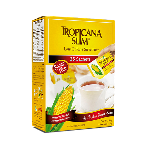 Tropicana Sweetener With Sucralose  X 25 Sachets 