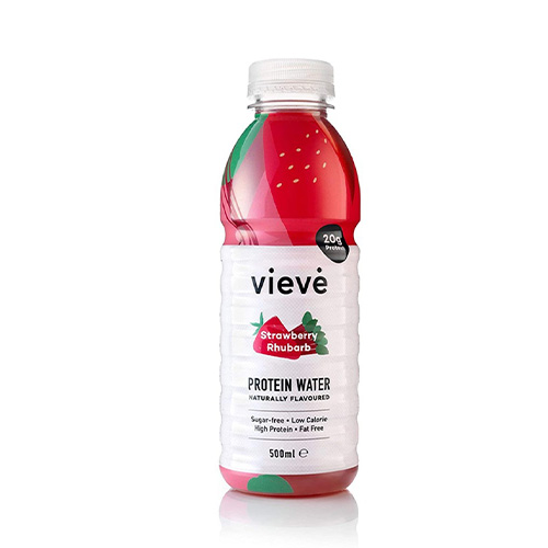 مياه فييف - 20 جرام بروتين - بنكهة الفراولة والراوند 500 مل 