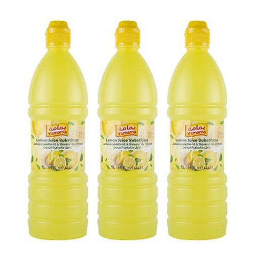 Yamama Lemon Juice 1 Liter * 3 Pcs  