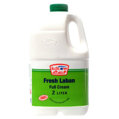 Kdcow - Fresh Laban Full Cream 2 Ltr 