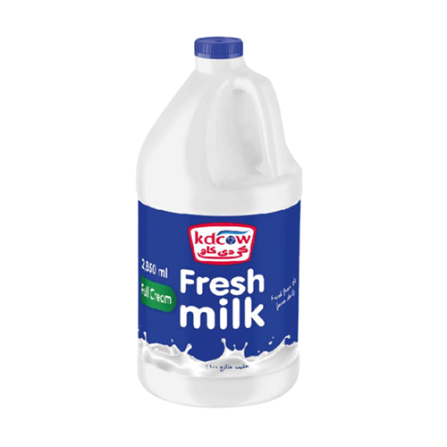Kdcow - Fresh Milk Full Cream 2.850 Liters 
