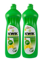 Kwik Antibacterial Dish Wash 750 Ml Special Offer 2 Pcs 