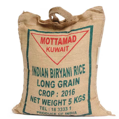 Mottamad Biryani Long Grain Rice, 5 Kg 