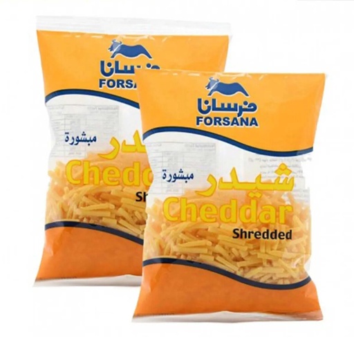 Cheddar Shredded Cheese Yellow 2x200g 