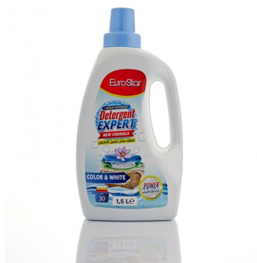 Euro Star Laundry Detergent Colour & White1.5 Liter 