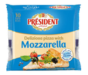 President Slices Mozzarella 10 pcs 200 g 