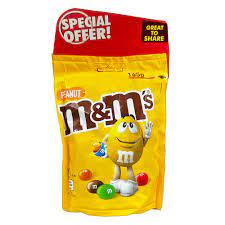 M&M'S Peanut Coated Chocolate Candy 150G X Pack Of 2 