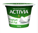 Activia Set Yoghurt Plain Full Fat 150G 