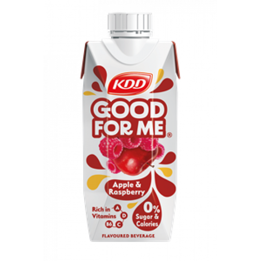 KDD Zero Sugar Good For Me Apple And Raspberry Juice 250ml 