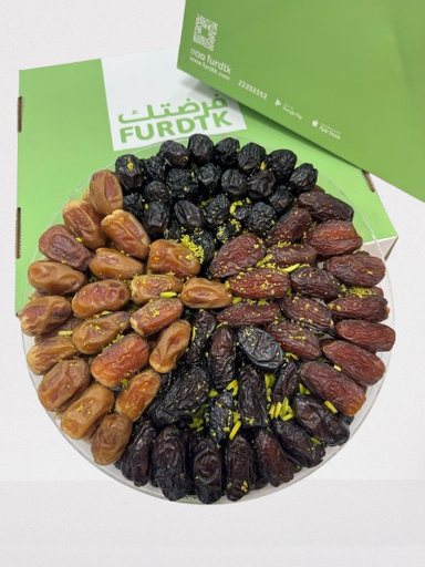 Premium Bio Organic Dates Plate 