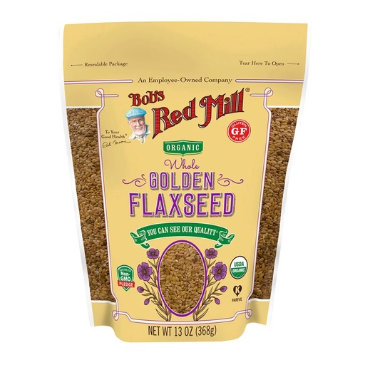 Brm Gf Organic Flaxseeds Golden 