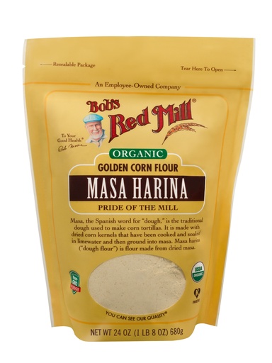 Brm Organic Corn Flour Golden Masa Harina 