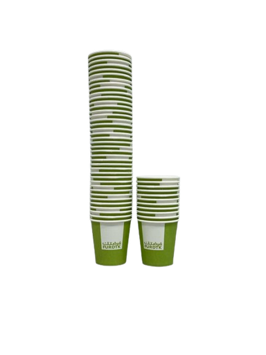 Furdtk Paper Cups Without Handle 2.5 Oz 50 Pcs 