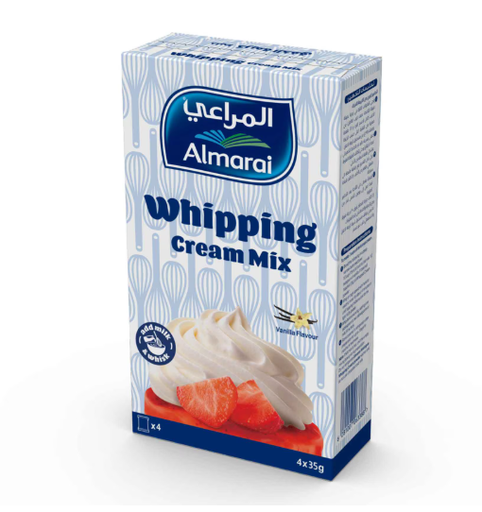 Almarai Whipping Cream Mix Vanilla Flavour 140 Gm 
