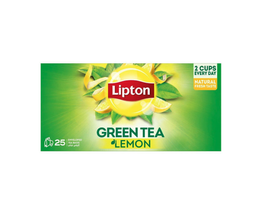 Lipton Green Tea Lemon 25 Tea Bags 
