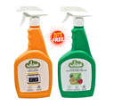 Sahaab Fruit & Vegetable Sanitizer 750 Ml & Oven Cleaner 750 ML 