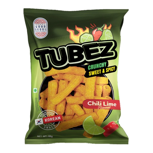Good Seoul Korean Tubez Snack Chili Lime 85 Gm 