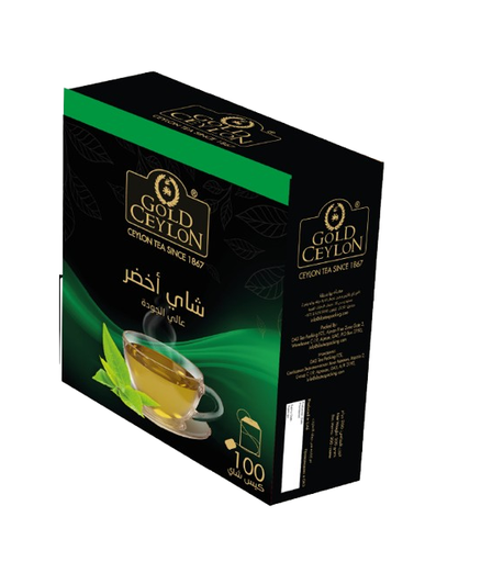 جولد سيلون  100 كيس شاي أخضر، وزن 1.5 جرام لكل كيس 